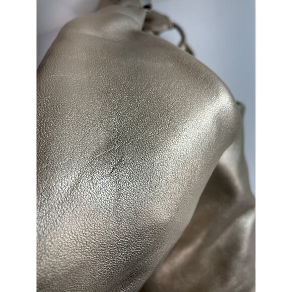 Hobo International Gabor Handbag Champagne Gold Metallic - Picture 10 of 12